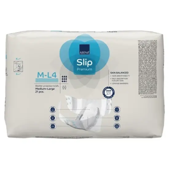 Abena Slip Flexi Fit Adult Incontinence Brief M Heavy Absorbency Breathable, 1000021166, 21 Ct image {4}