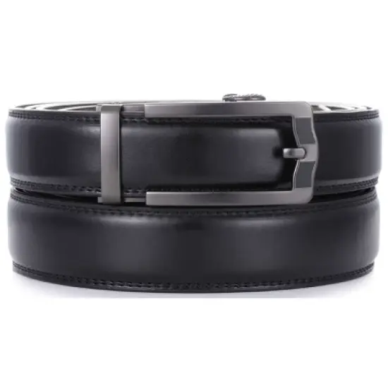 Mio Marino | Men's Horseshoe Leather Ratchet Belt image {6}