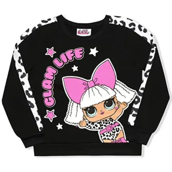 LOL Surprise! Girl's 2-Pack Graphic Pullover Sweatshirt and Jogger Pants Set for kids image {3}
