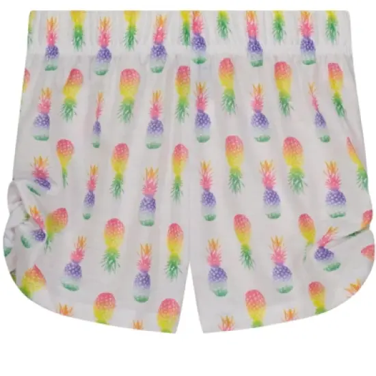 Sleep On It Girls Sweet Pineapple Dreams 2-Piece Tank Pajama Shorts Sleep Set image {4}