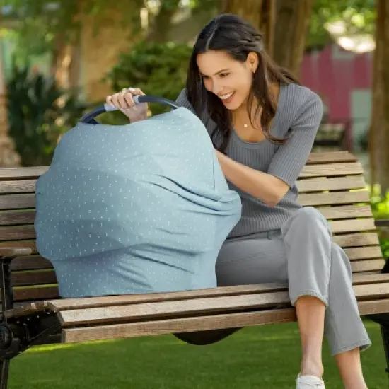 Milkmakers Antimicrobial Multi-Use 5-in-1 Nursing cover - Hipsteria Dots image {3}