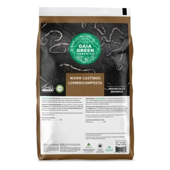 GAIA GREEN 30 Liters All-Purpose Worm Castings Powder for Improved Soil Quality, Recommended for Household Plants, Urban Gardens, Lawns & Greenhouses image {6}