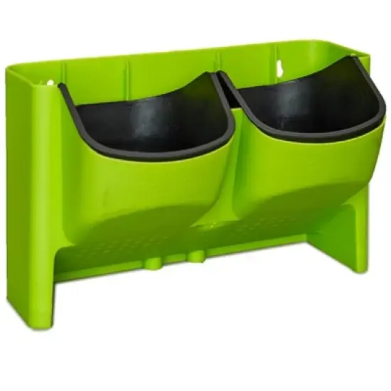 The Lakeside Collection Double Wall Planter for Vertical Gardens, Living Walls - Indoor/Outdoor image {7}