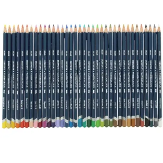 Derwent Watercolor Pencils with Tin, Assorted Colors, Set of 36 image {3}