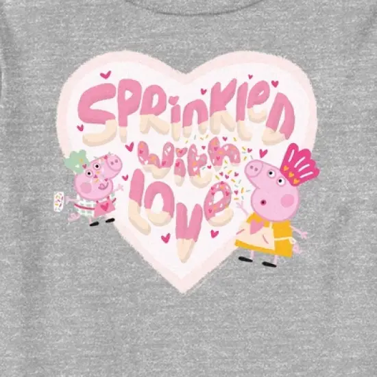 Toddler's Peppa Pig Sprinkled With Love T-Shirt image {1}