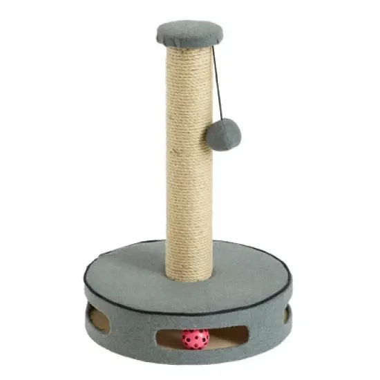 Two by Two Gainesville - Gray Cat Scratching Post Cat Furniture - 19.7 in. Tall image {11}