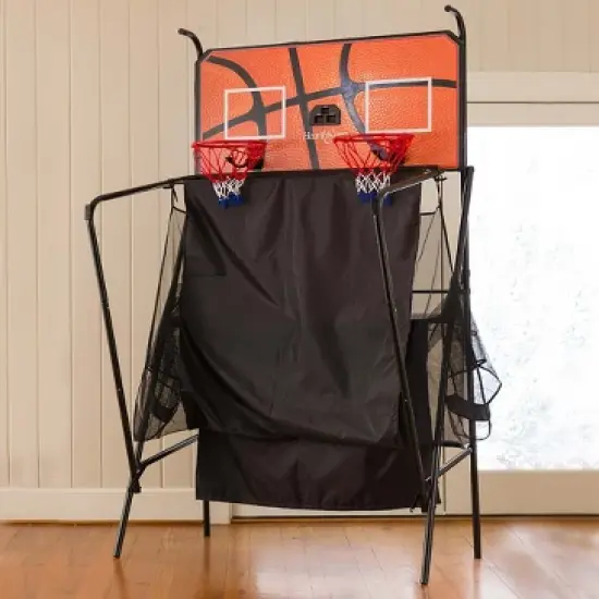 HearthSong Double Free-Throw Basketball Challenge Game with Electronic Scoring And Sound Effects image {4}