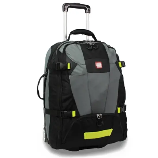 World Traveler Rolite Alpine Upright Style 21-Inch Carry-On Rolling Duffel Backpack image {9}