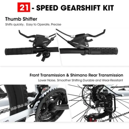 Gulches Bicycles 27-Inch All-Terrain Conqueror MTB - 21-Speed Adventure for Men and Women image {6}