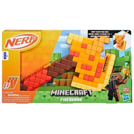 NERF Minecraft Firebrand Axe image {2}
