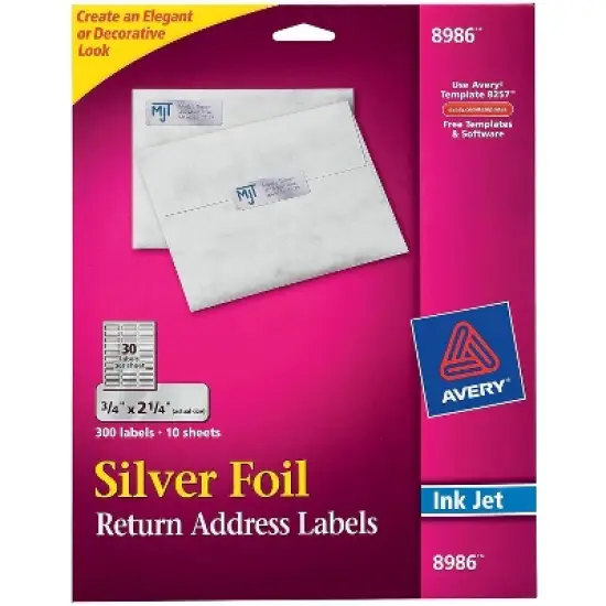 Avery Address Inkjet Shipping Label 3/4 x 2 08986 image {3}