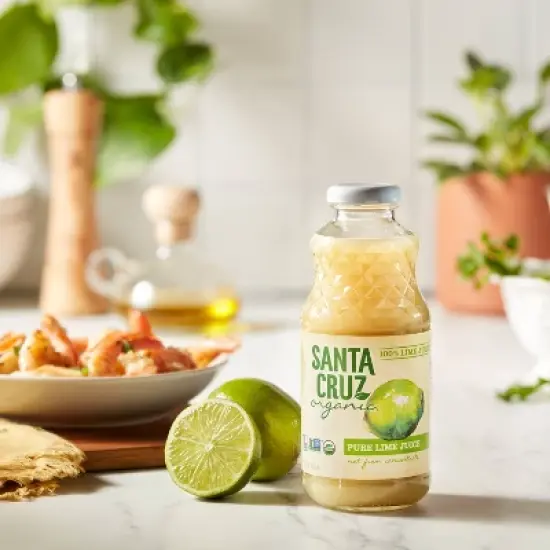 Santa Cruz Organic 100% Pure Lime Juice - 16 fl oz Bottle image {2}