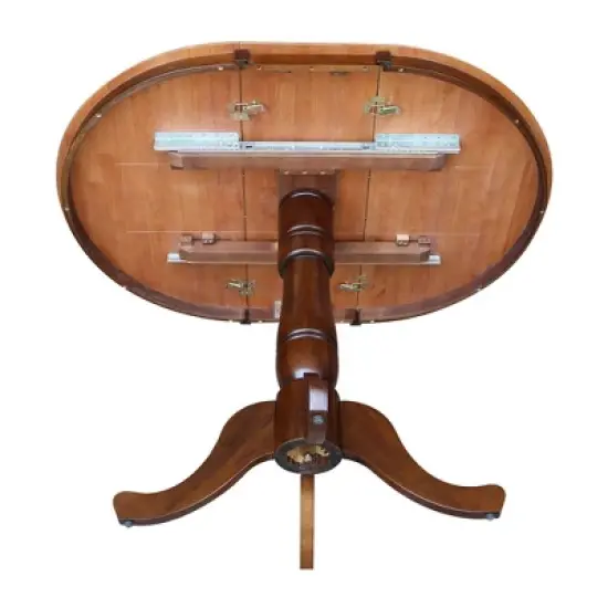 36" Round Counter Height Dining Table with 12" Leaf - International Concepts image {5}