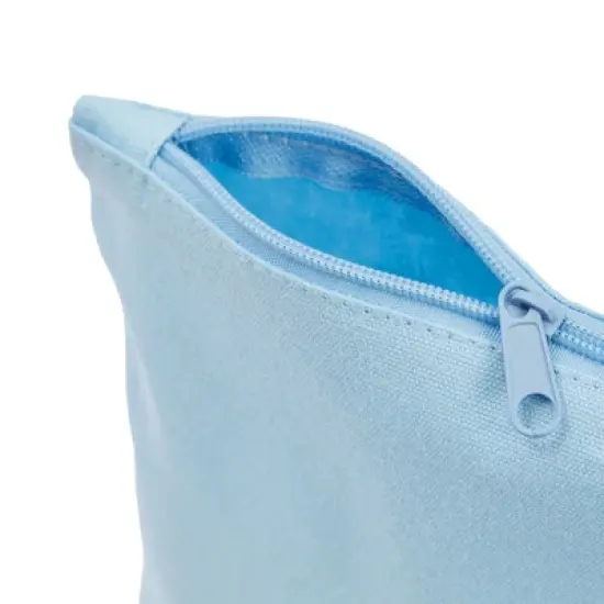 12 Pack Rainbow Pastel Canvas Makeup Bags for Women with Zipper, 4 Colors and 6 Designs (8 x 6 In) image {5}