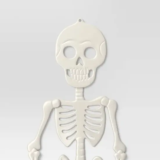 59" 3D Skull Skeleton Traditional Bone Halloween Decorative Prop Off-White - Hyde and EEK! Boutique&trade; image {2}
