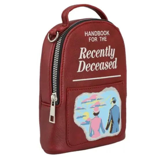 Beetlejuice Classic Movie Recently Deceased Book Mini Backpack One Size Fits Most Wristlet image {2}