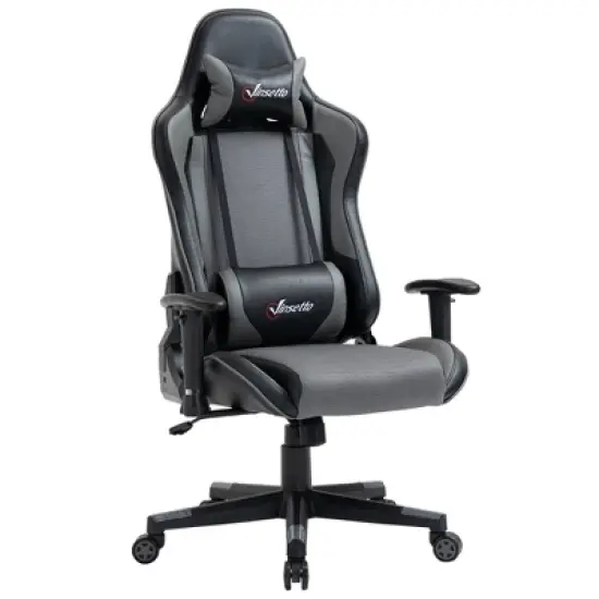 Vinsetto Gaming Chair Racing Style Ergonomic Office Chair High Back Computer Desk Chair Adjustable Height Swivel Recliner with Headrest and Lumbar Support image {3}