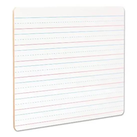 Universal Lap/Learning Dry-Erase Board Lined 11 3/4" x 8 3/4" White 6/Pack 43911 image {2}