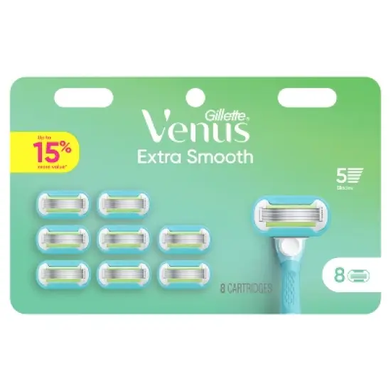 Venus Extra Smooth Women's Razor Blade Refills image {10}
