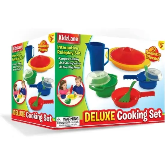 Kidzlane Play Pots and Pans Sets for Kids - Multicolored image {1}