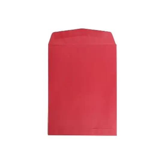 JAM Paper 9 x 12 Open End Catalog Colored Envelopes Red Recycled 25/Pack (80329a) 80329A image {1}