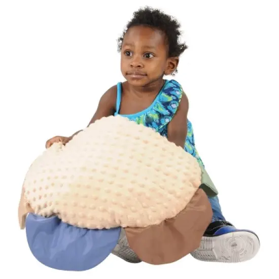 Kaplan Early Learning Sensory Flower Pillow for Tummy Time image {1}