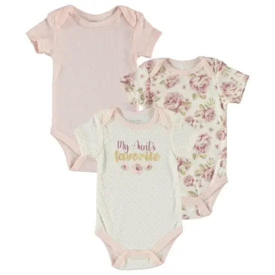 Kyle & Deena Baby Girl Onesie Bodysuit With Slogan Callout image {3}