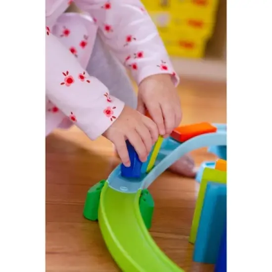 HABA Kulllerbu Kringel Domino Playset - 33 Piece Ball Track Starter Set image {4}