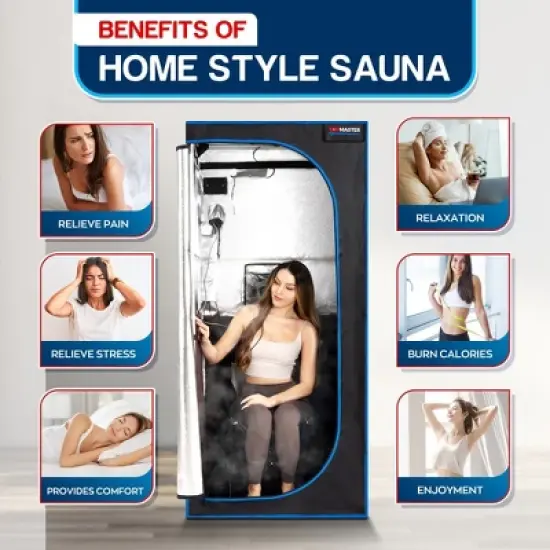 Compact Infrared Home Sauna: Easy Sit-in Design, Spa Size, Detox Therapy, Foldable Chair, Energy Efficient, Zippers for Reading, image {2}