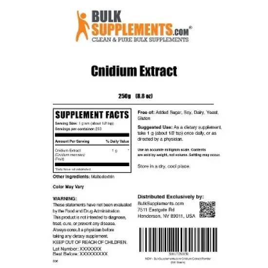 BulkSupplements Cnidium Fruit Extract Powder image {5}
