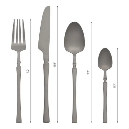 REGALWOVEN 24 Pcs 1 Set Stainless Steel Durable Rust-Proof Corrosion Resistant Serving Sets image {1}