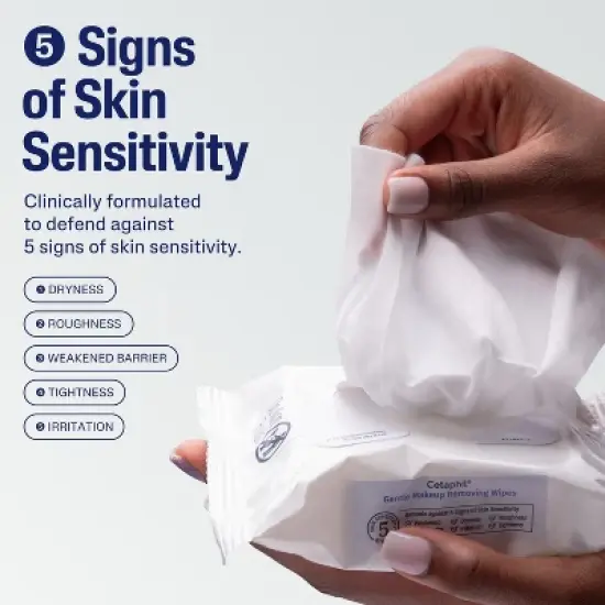 Cetaphil Makeup Remover Wipes for All Skin Types&nbsp;- Unscented - 25ct​ image {2}