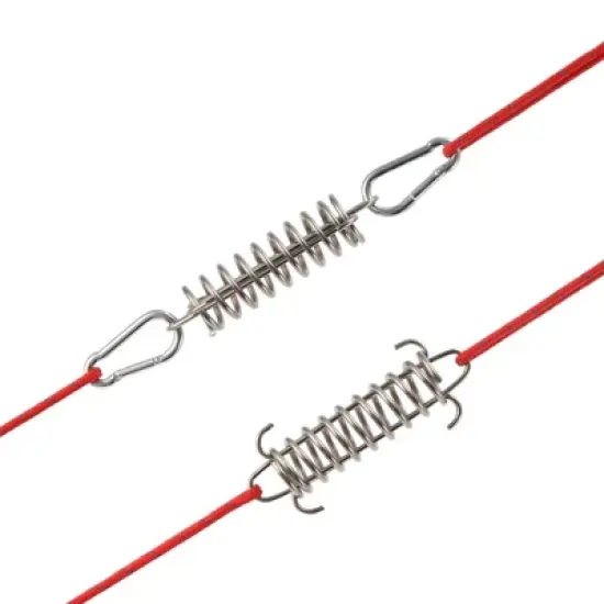 Unique Bargains Rope Buckle Tensioner Silver Tone 4 Pcs image {4}