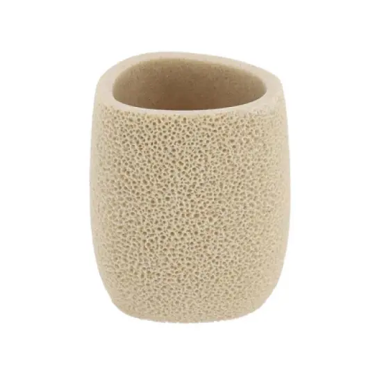 Evideco French Home Goods Elegant Sea Sponge Inspired Tumbler / Toothbrush Holder - Oceanic Charm image {7}