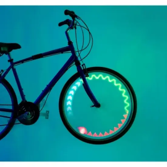 Brightz Shape Patterned Bike Wheel LED Light: Silicone Reflector Accessory image {2}