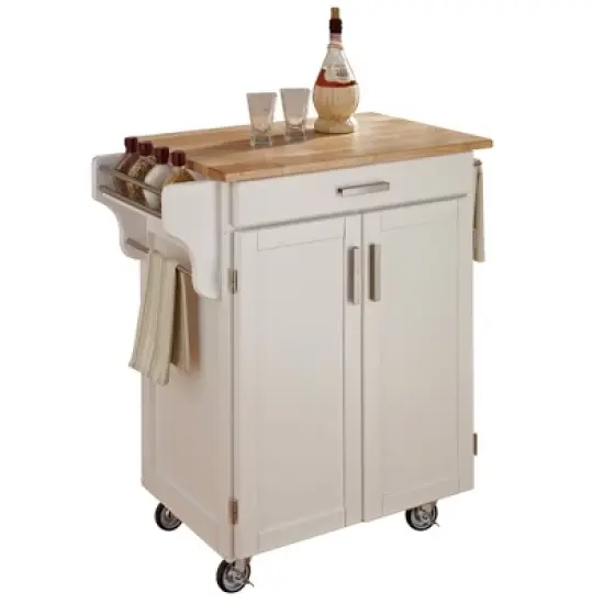 Cuisine Kitchen Carts And Islands White Base - Home Styles image {1}