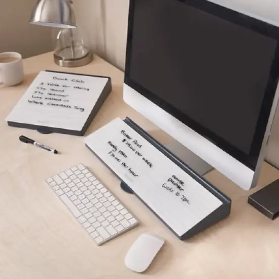 ECR4Kids MessageStor Keyboard Write and Store, Desktop Dry-Erase with Storage and Built-In Organizer image {8}