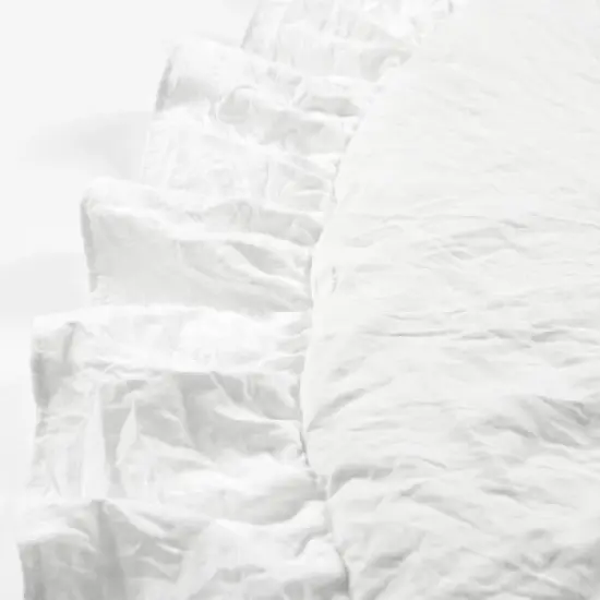 Lush D&eacute;cor Baby Round Ruffle Play Mat image {1}