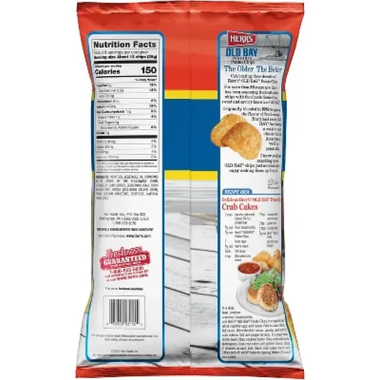 Herr's Old Bay Potato Chips - 7.75oz image {1}