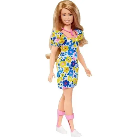 Barbie Fashionistas Doll #208, Doll with Down Syndrome Wearing Floral Dress, image {2}