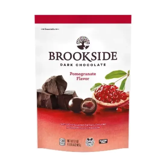 Brookside Dark Chocolate And Pomegranate Flavored Snacking Chocolate Candy - 21oz image {1}