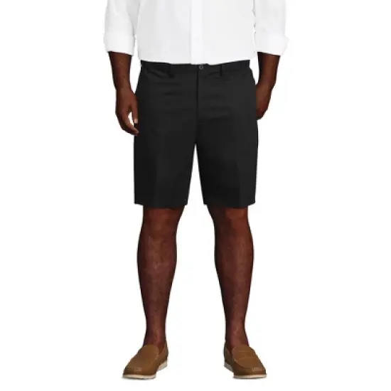 Lands' End Men's Big and Tall Comfort Waist 9" No Iron Chino Shorts image {5}