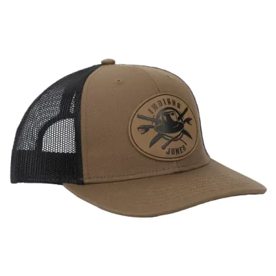 Raiders Of The Lost Ark Indiana Jones Brown Trucker Hat image {3}