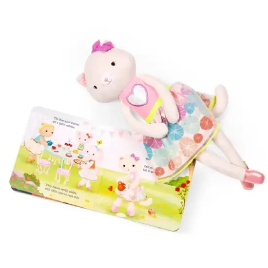 B. toys Plush Cat, Board Book & Tea Set - Tippy Toes Cali Cat image {3}