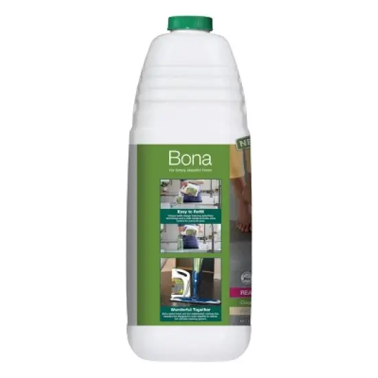 Bona Lemon Mint Cleaning Products Mop Refill Multi Surface All Purpose Floor Cleaner - 128oz image {4}