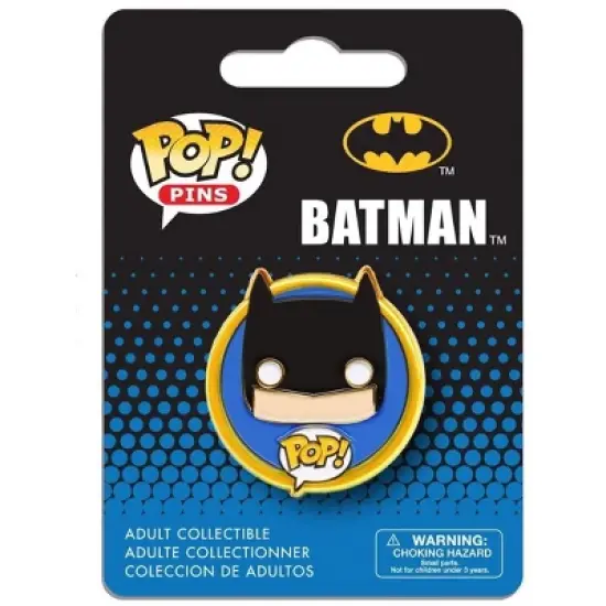 Funko Batman Funko POP Pin & 16" Jumbo Plush Bundle image {2}