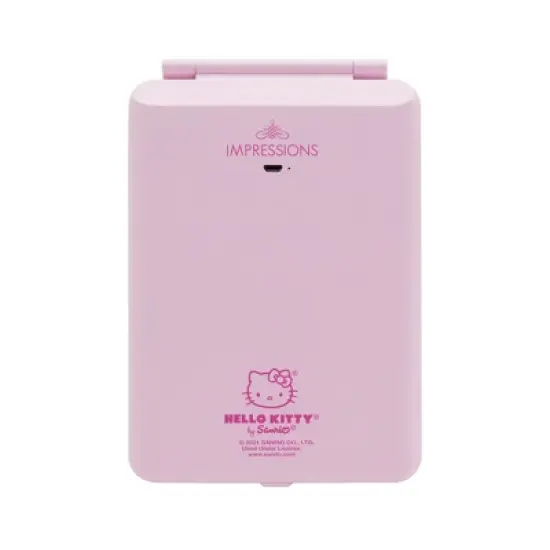 IMPRESSIONS VANITY Hello Kitty (White/Pink) Touch Pad Mini Tri-Tone LED Makeup Mirror image {5}