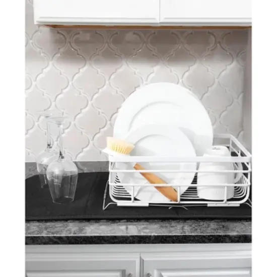 T-fal Microfiber Dish Drying Mat Reverses to Mesh 2 Piece Set image {4}