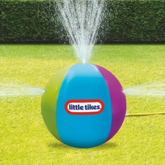 Little Tikes 36'' Ultimate Beach Ball Sprinkler: Outdoor PVC Water Toy for Kids image {1}
