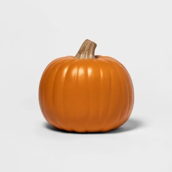 9" Carvable Faux Halloween Pumpkin - Hyde and EEK! Boutique&trade; image {4}